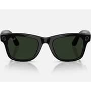 Ray-Ban Meta Wayfarer Gen 2 Sunglasses Shiny Black/Graphite Green Transitions - RW4012