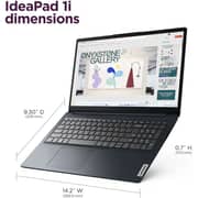 Lenovo IdeaPad 1i (2023) Notebook - 13th Gen / Intel Core i5-1335U / 15.6inch FHD / 512GB SSD / 8GB RAM / Shared Intel Iris Xe Graphics / Windows 11 Home / English Keyboard / Abyss Blue / International Version - [83B40006US]