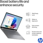 HP OmniBook X Flip Convertible (2025) Copilot+ PC - AMD Ryzen AI 7-350 / 14inch FHD+ / 1TB SSD / 24GB RAM / Shared AMD Radeon 860M Graphics / Windows 11 / English Keyboard / Meteor Silver / International Version - [255 G10]