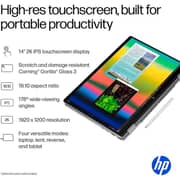 HP OmniBook X Flip Convertible (2025) Copilot+ PC - AMD Ryzen AI 7-350 / 14inch FHD+ / 1TB SSD / 24GB RAM / Shared AMD Radeon 860M Graphics / Windows 11 / English Keyboard / Meteor Silver / International Version - [255 G10]