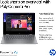 HP OmniBook X Flip Convertible (2025) Copilot+ PC - AMD Ryzen AI 7-350 / 14inch FHD+ / 1TB SSD / 24GB RAM / Shared AMD Radeon 860M Graphics / Windows 11 / English Keyboard / Meteor Silver / International Version - [255 G10]