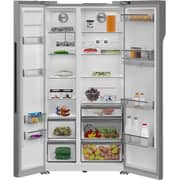 Whirlpool Side By Side Refrigerator 554L Pearl Steel - WSBF 916634 XME