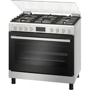 Bosch Free Standing 5 Burner Gas Cooker 125L Stainless Steel - HGP3ISW50M