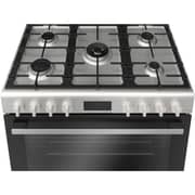 Bosch Free Standing 5 Burner Gas Cooker 125L Stainless Steel - HGP3ISW50M