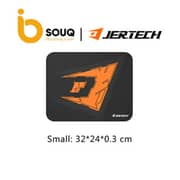 Jertech Cheeta Gaming Mouse Pad Black/Orange - MP32