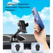 Yesido Phone Holder With Car Charger Black - C188