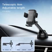 Yesido Phone Holder With Car Charger Black - C188