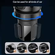 Yesido 2-In-1 Car Cup Holder Black - C273