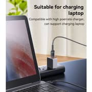 Yesido 2-In-1 USB-C To C Cable 1.2m Black - CA165C