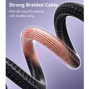 Yesido 2-In-1 USB-C To C Cable 1.2m Black - CA165C