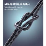 Yesido 2-In-1 USB-C To C Cable 1m Black - CA165L