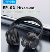 Yesido Wireless Over Ear Earphone Black