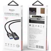 Yesido USB Extension Cable 1.5m Black - GS26