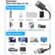 Yesido USB Extension Cable 1.5m Black - GS26