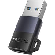 Yesido Charging Adapter Black - GS34