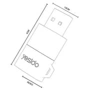 Yesido Memory Card Reader USB3.0 Black - GS36