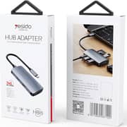 Yesido 7-in-1 External Hub Docking Station - HB16