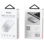 Yesido Slim Wireless Mouse Silver - KB15