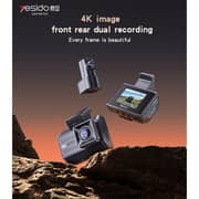 Yesido 4K Car Driving Recorder Black - KM15