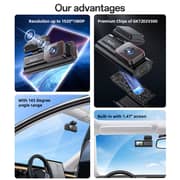 Yesido 1K Car Driving Recorder Black - KM21