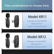 Yesido Wireless MEMS Microphone Black - KR15