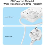 Yesido USB Ports Extension Socket 2m White - MC16