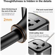 Yesido Power Extension Cable 0.25m Black - MC30