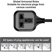 Yesido Power Extension Cable 0.25m Black - MC30