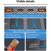 Yesido Inverter Car Charger Black - VC07