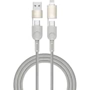 Wiwu Raptor Series 4-in-1 Cable 1.2m Titanium - WI-C0511.2MTI