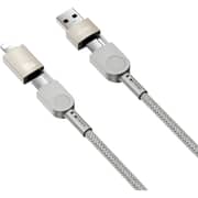 Wiwu Raptor Series 4-in-1 Cable 1.2m Titanium - WI-C0511.2MTI