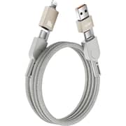 Wiwu Raptor 4-in-1 Cable 2m Titanium - WI-C0512MTI