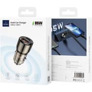Wiwu Kirsite Geek Fast Car Charger Black - WI-QC012T