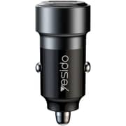 Yesido Fast Charging Car Charger Black - Y54