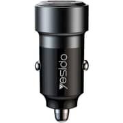 Yesido Fast Charging Car Charger Black - Y55