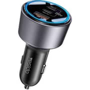Yesido Dual TC Ports And QC Car Charger Black - Y59