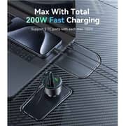 Yesido Dual TC Ports And QC Car Charger Black - Y59