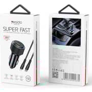Yesido Innovative Car Charger 38W Black - Y60