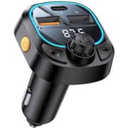 Yesido Bluetooth & FM Transmitter Car Charger Black - Y70
