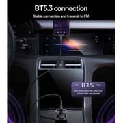 Yesido Bluetooth & FM Transmitter Car Charger Black - Y70