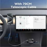 Yesido Car Charger with Charging Cable Black - Y71