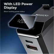 Yesido Car Charger with Charging Cable Black - Y71