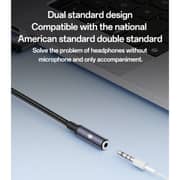 Yesido Aluminum Alloy Audio Cable Balck - YAU46