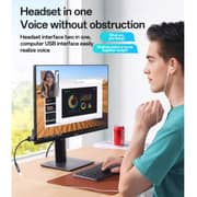 Yesido Aluminum Alloy Audio Cable Balck - YAU46