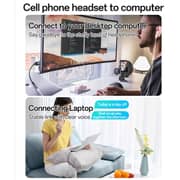 Yesido Aluminum Alloy Audio Cable Balck - YAU46