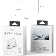 Yesido UK Plug Charging Adapter White - YC85