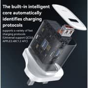 Yesido UK Plug Charging Adapter White - YC85