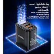 Yesido Charging Fast Charger Black - YC86