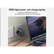 Yesido Fast Charger With Cable Black - YC98C