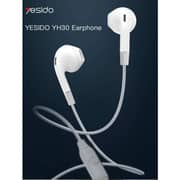 Yesido Wired In Ear Earphone Headset White